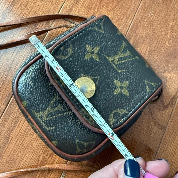 Louis Vuitton Brown Crossbody Bag Mini Pochette Cancun - Picture 12 of 14